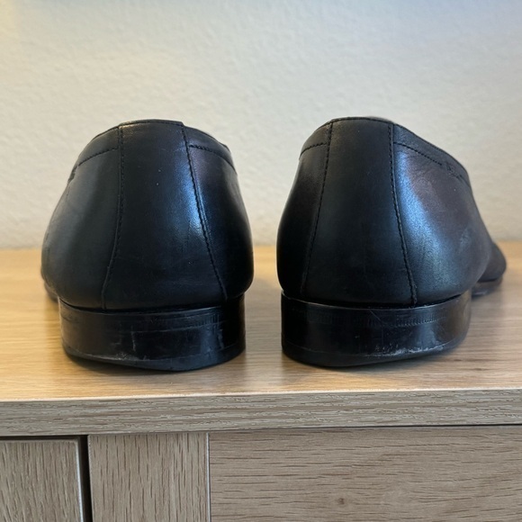 Hugo Boss “Carl” Black Leather Horsebit Loafers Dress Shoes Size 15 - Picture 14 of 14